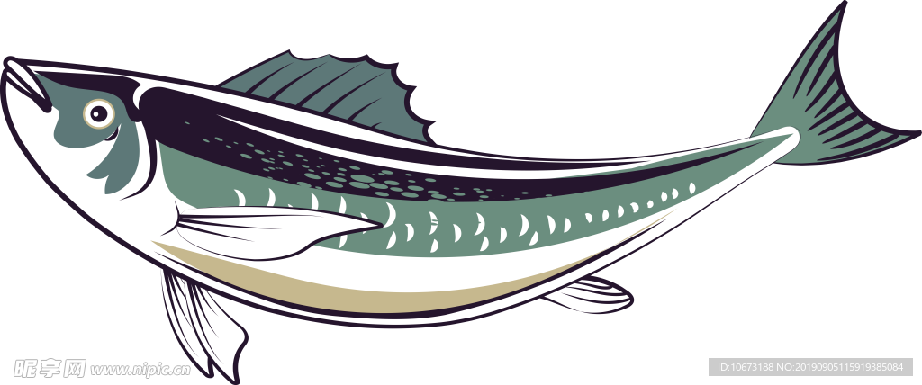 卡通海洋生物