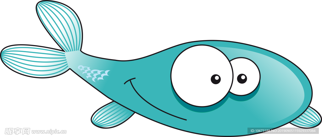 卡通海洋生物