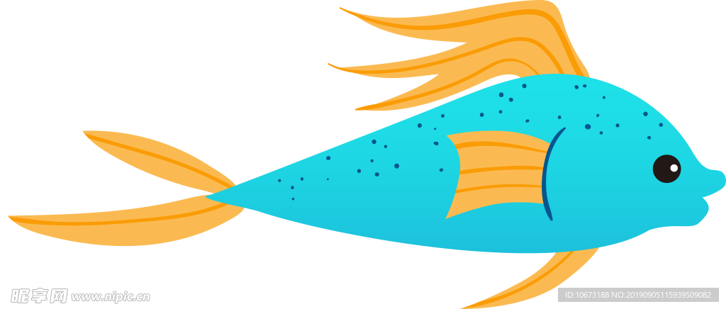 卡通海洋生物