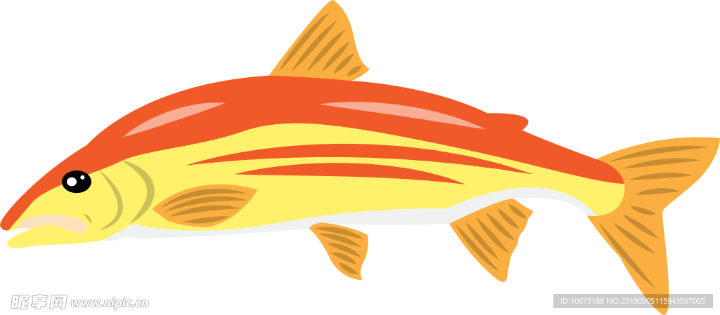 卡通海洋生物