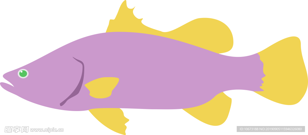 卡通海洋生物
