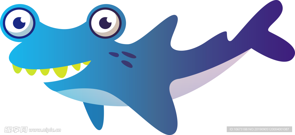 卡通海洋生物