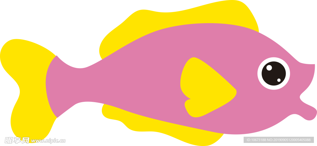 卡通海洋生物