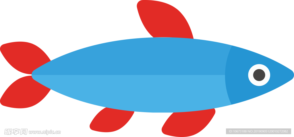 卡通海洋生物