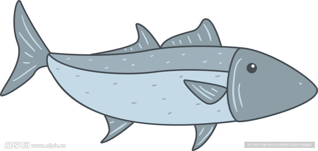 卡通海洋生物