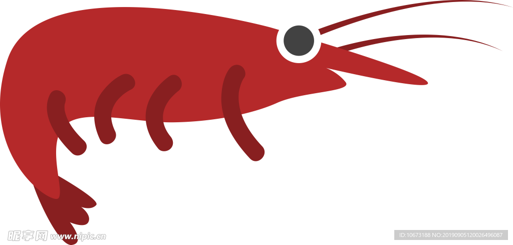 卡通海洋生物