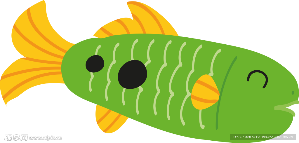 卡通海洋生物