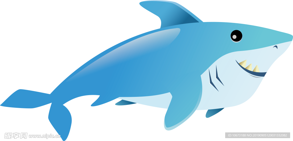 卡通海洋生物