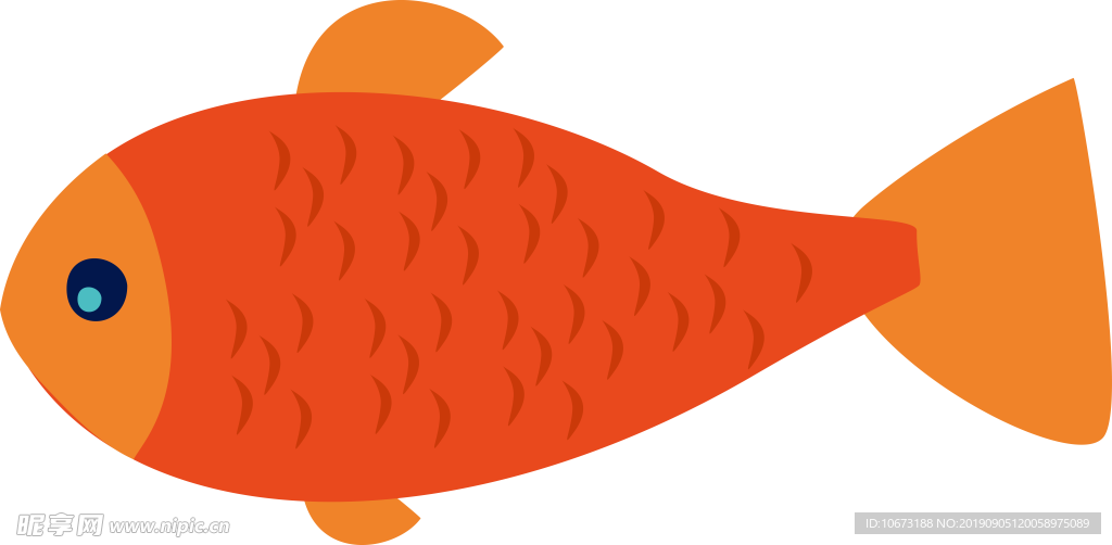 卡通海洋生物