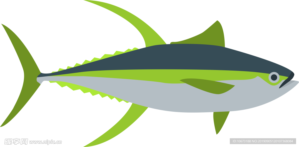 卡通海洋生物