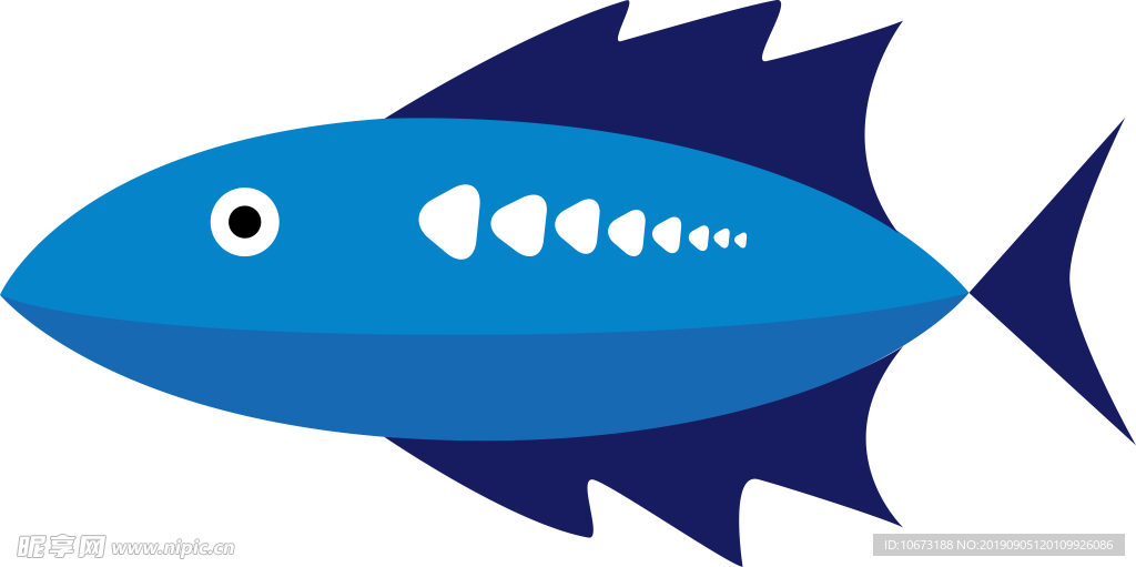 卡通海洋生物