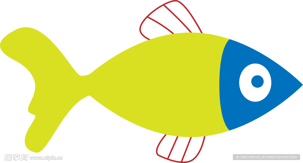 卡通海洋生物