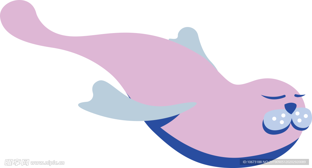 卡通海洋生物