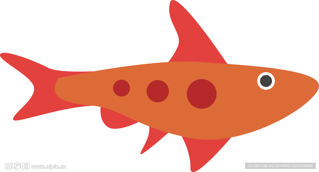 卡通海洋生物