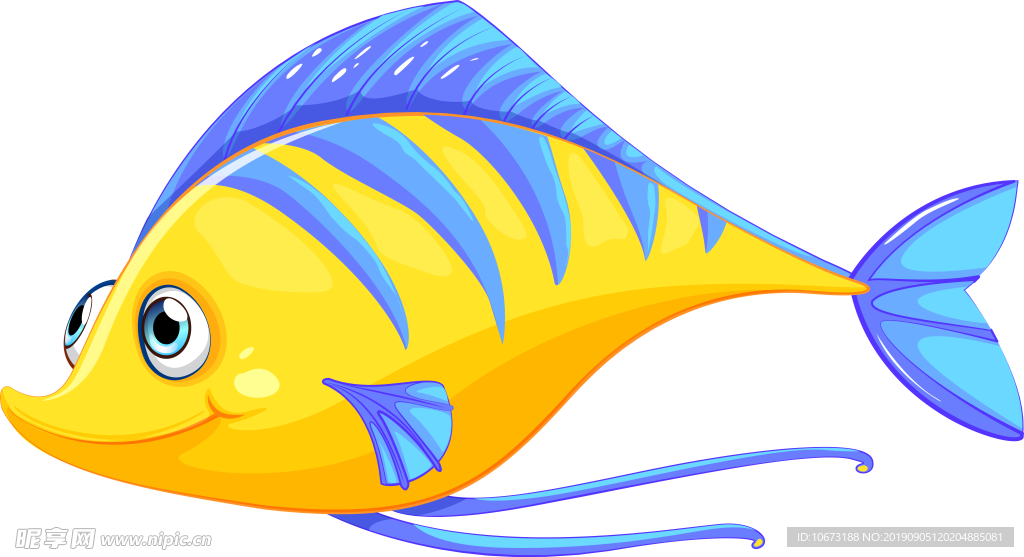 卡通海洋生物