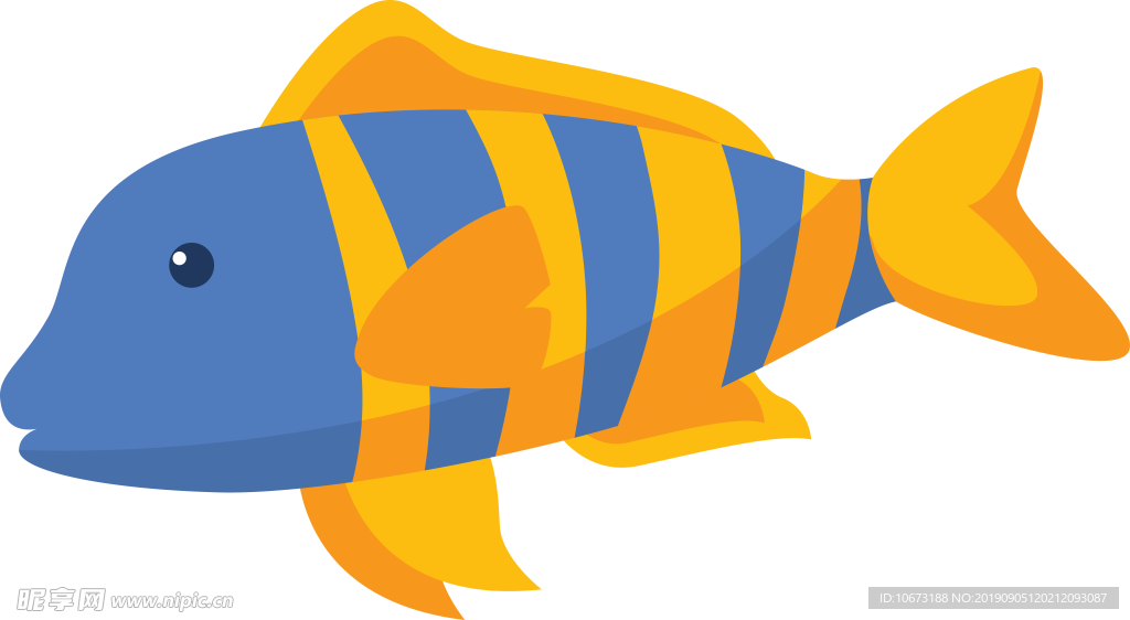 卡通海洋生物