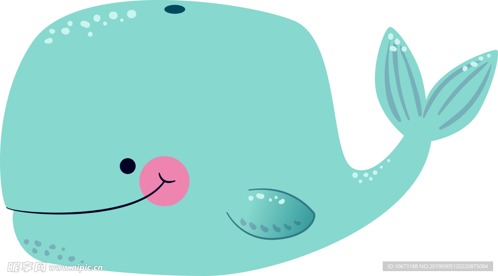 卡通海洋生物
