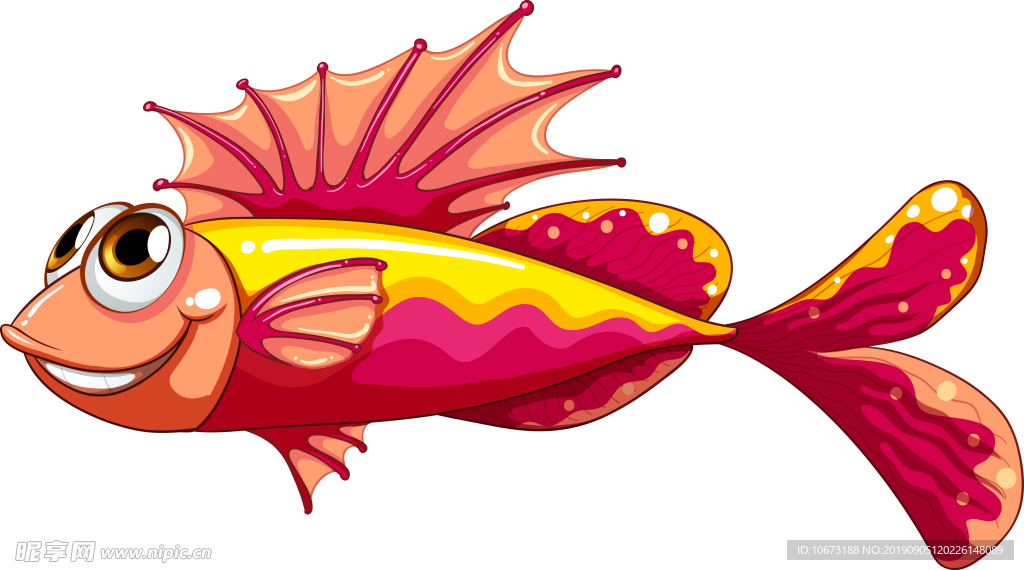 卡通海洋生物