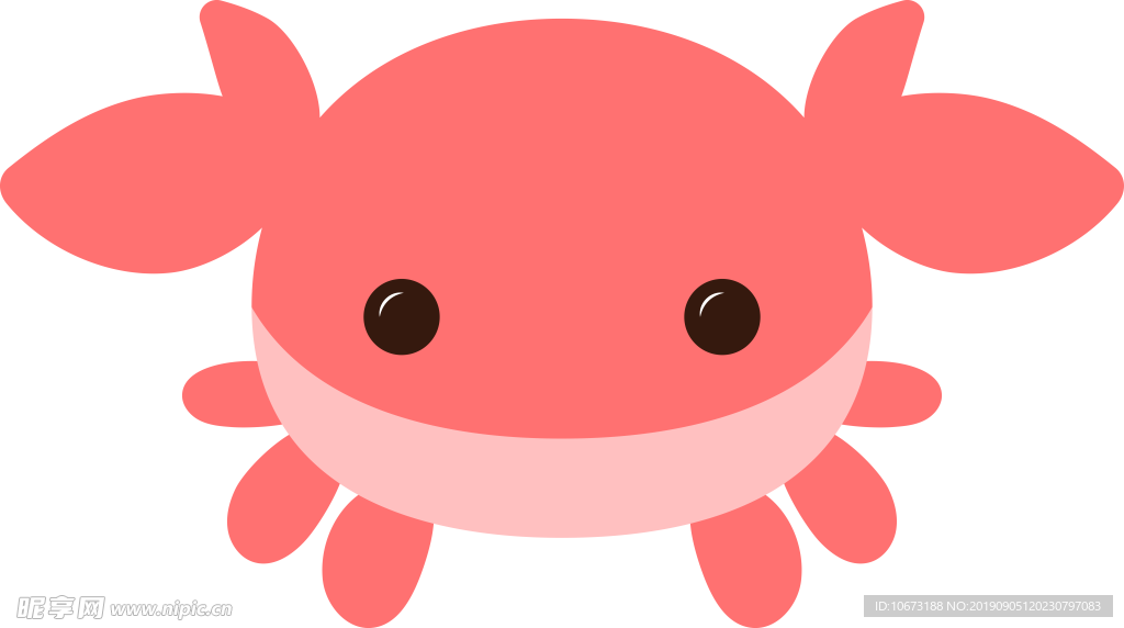 卡通海洋生物