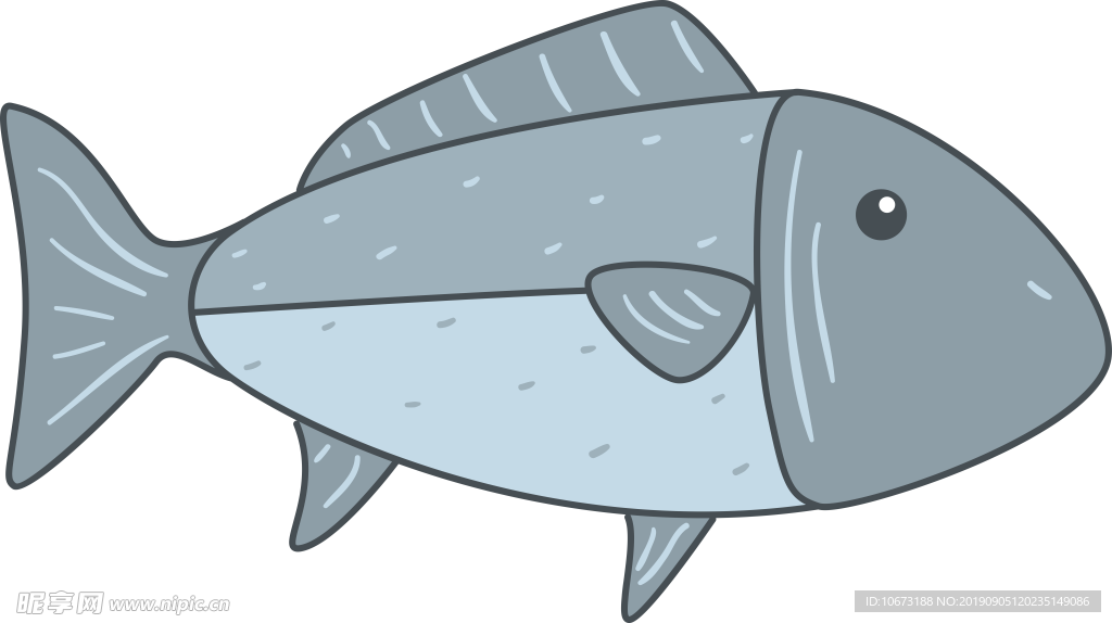 卡通海洋生物