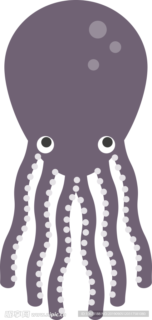 卡通海洋生物