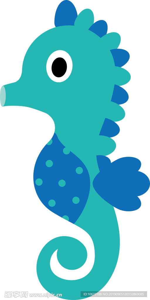卡通海洋生物