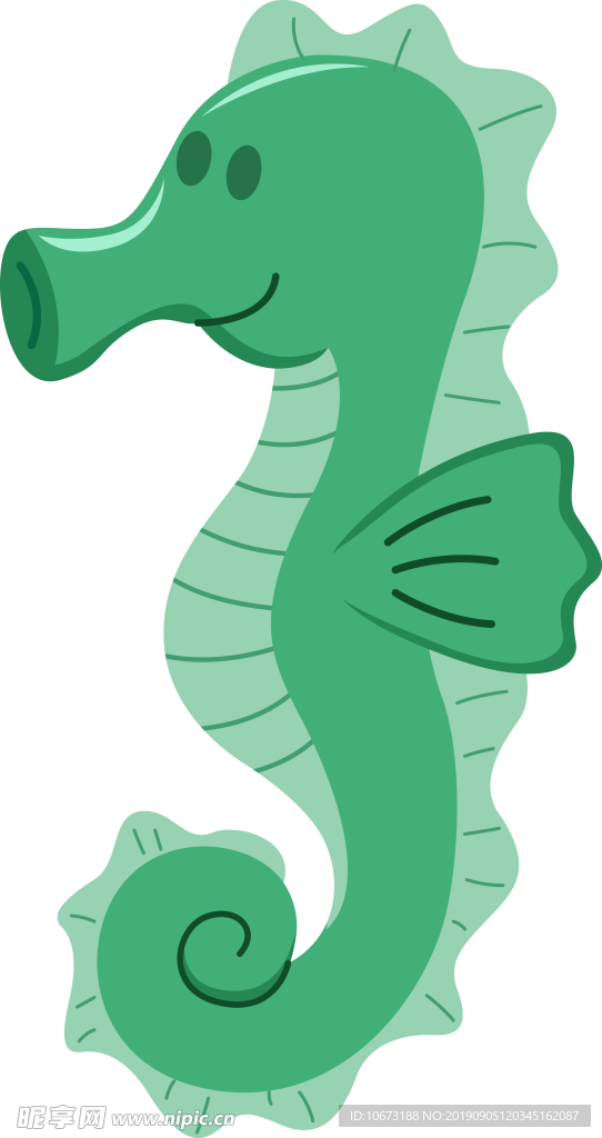 卡通海洋生物