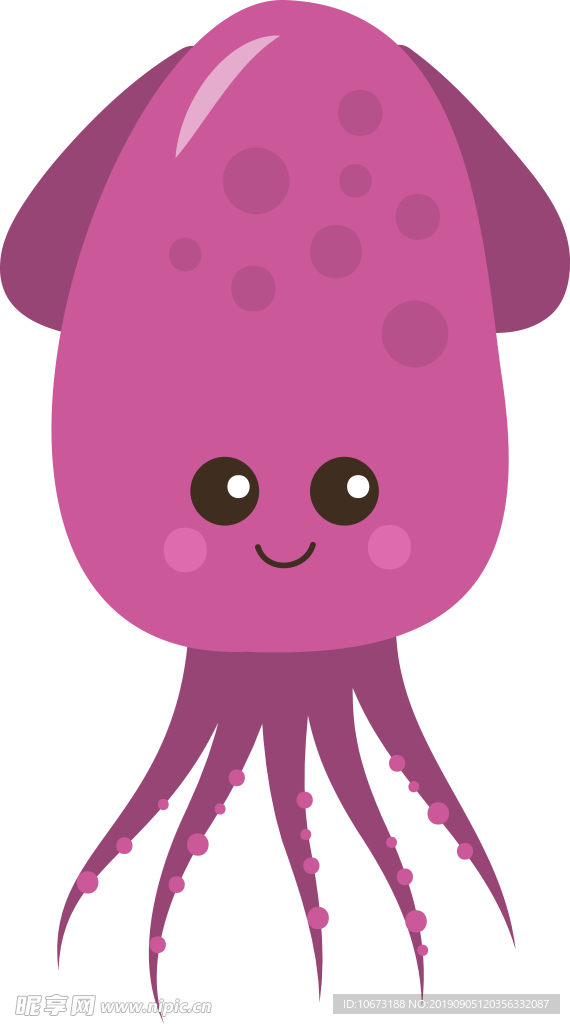 卡通海洋生物