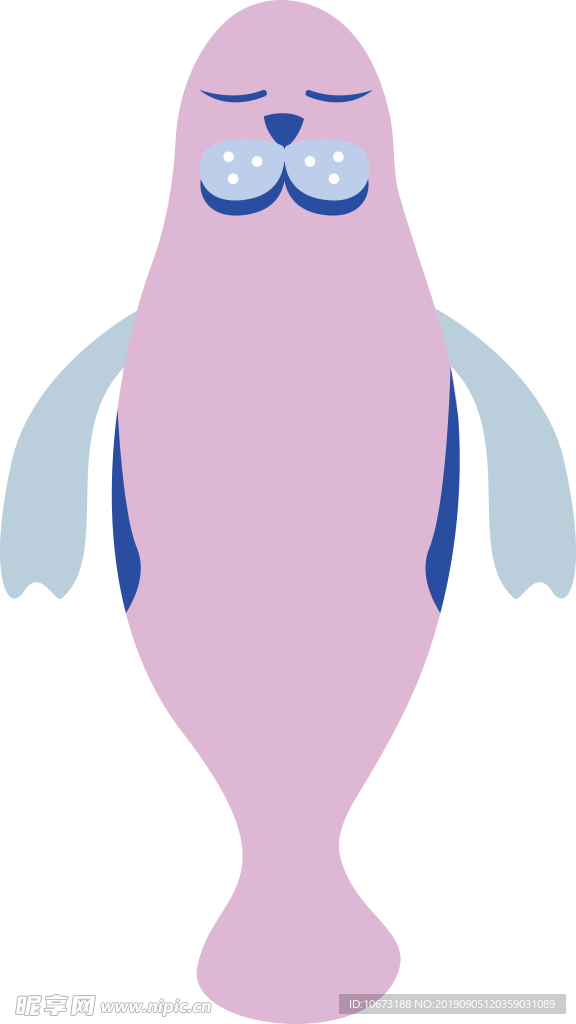 卡通海洋生物