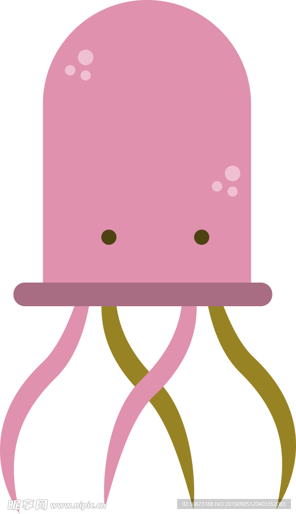 卡通海洋生物