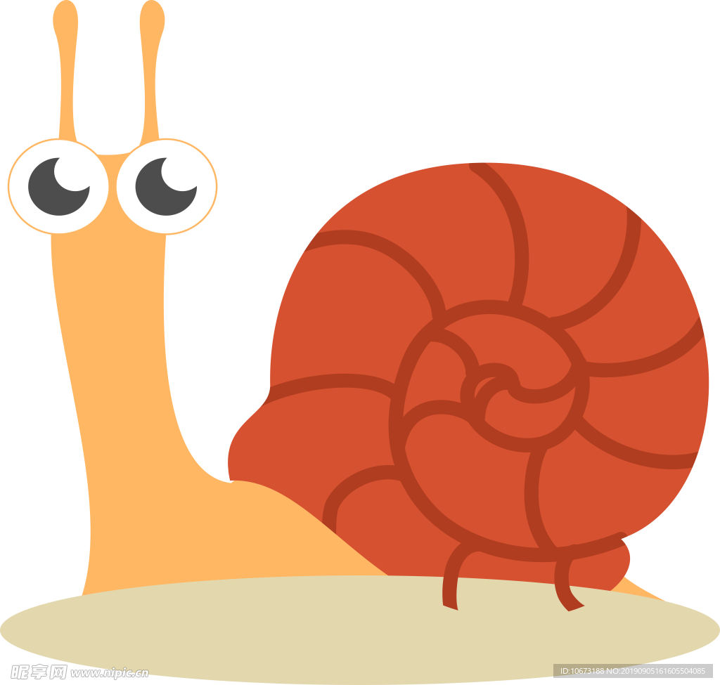 可爱卡通蜗牛图片素材-编号37830546-图行天下