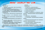 三合一公示牌