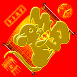 金色福字