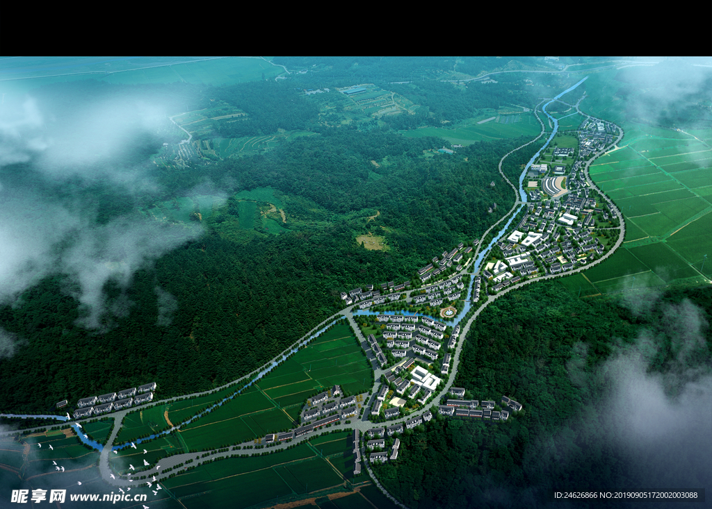 城市规划俯瞰图