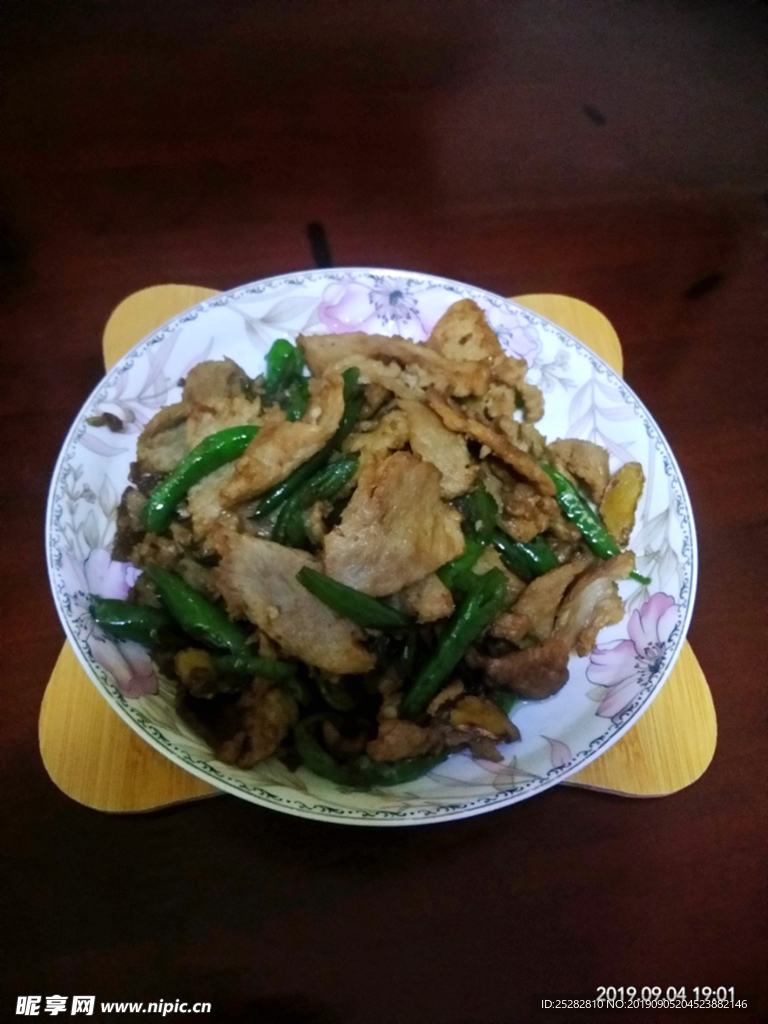 青椒炒肉片