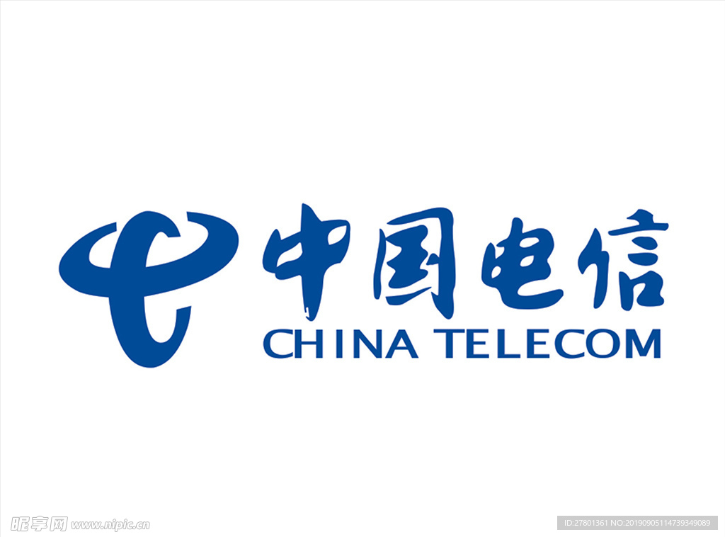 中国电信  logo
