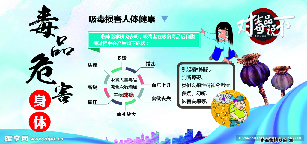 禁毒 扫毒 禁毒海报