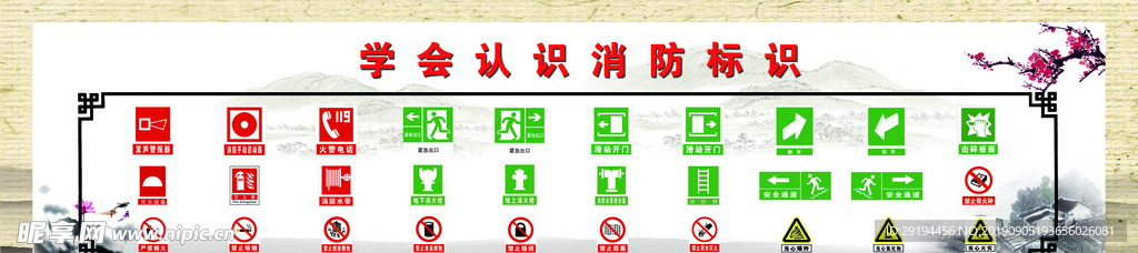认识消防标识
