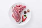 新鲜的猪肉