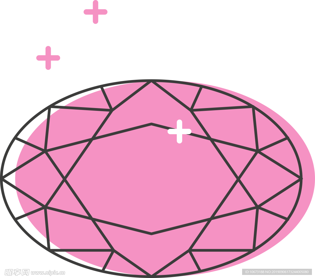 卡通宝石