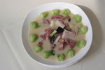 五花肉老鸡青菜汤