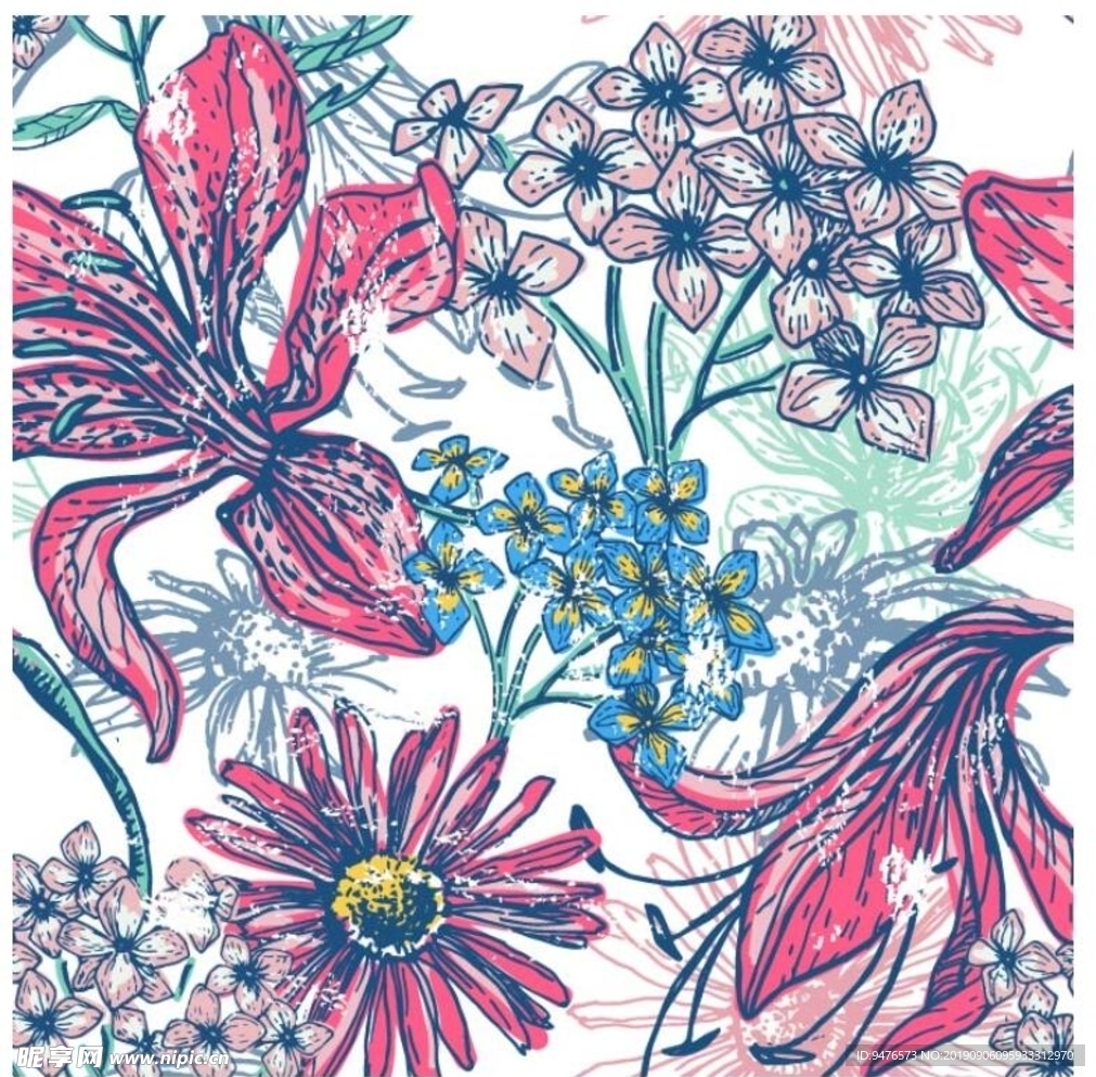 抽象花朵