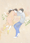 温馨家庭创意插画