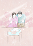 温馨家庭创意插画
