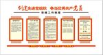 党建室党建制度党建异形墙