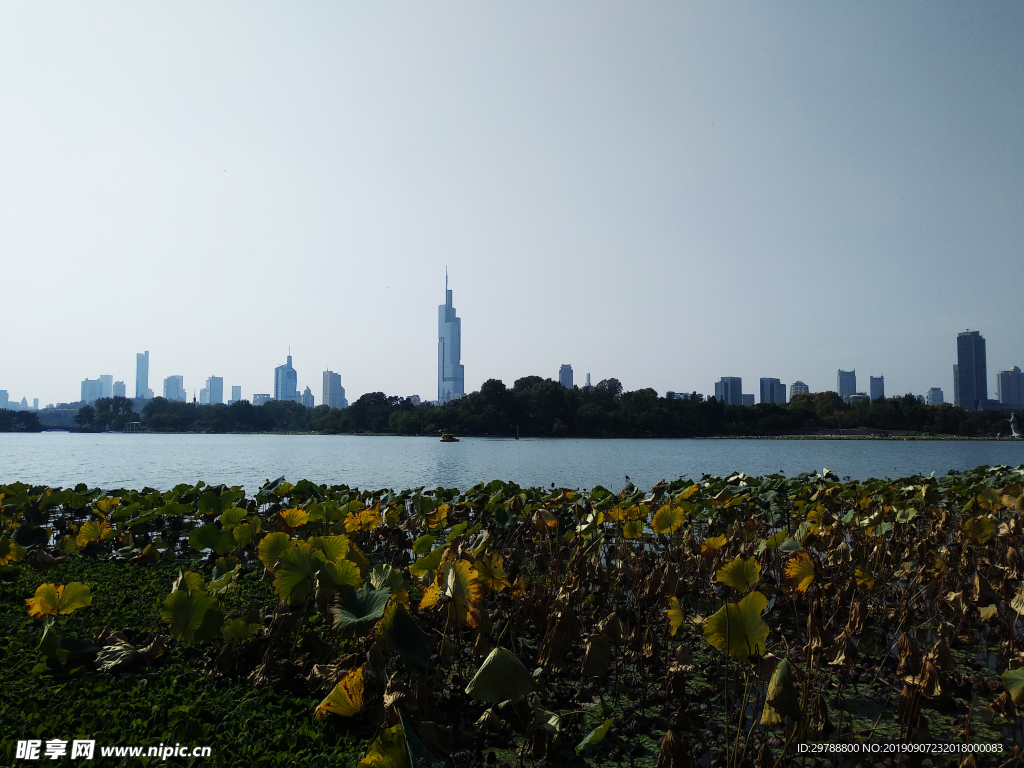 玄武湖建筑线