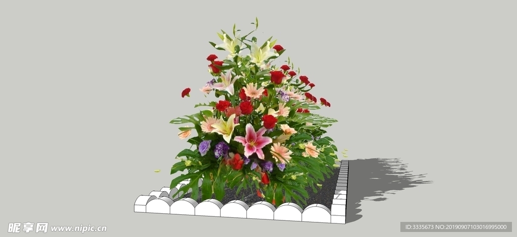 植物花朵SU模型
