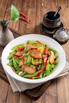 尖椒炒腊肉