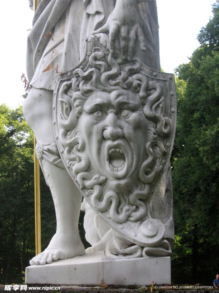 雕塑石像素材