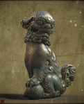 雕塑石像素材
